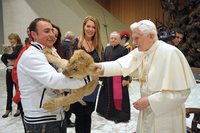 A cirkusz képviselőit fogadta a pápa