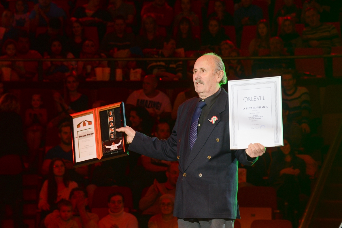 Cirkuszművészeti díjakat adtak át a Fővárosi Nagycirkuszban