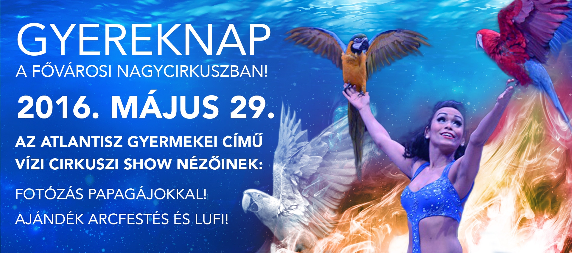 Gyereknapon is vár a cirkusz!