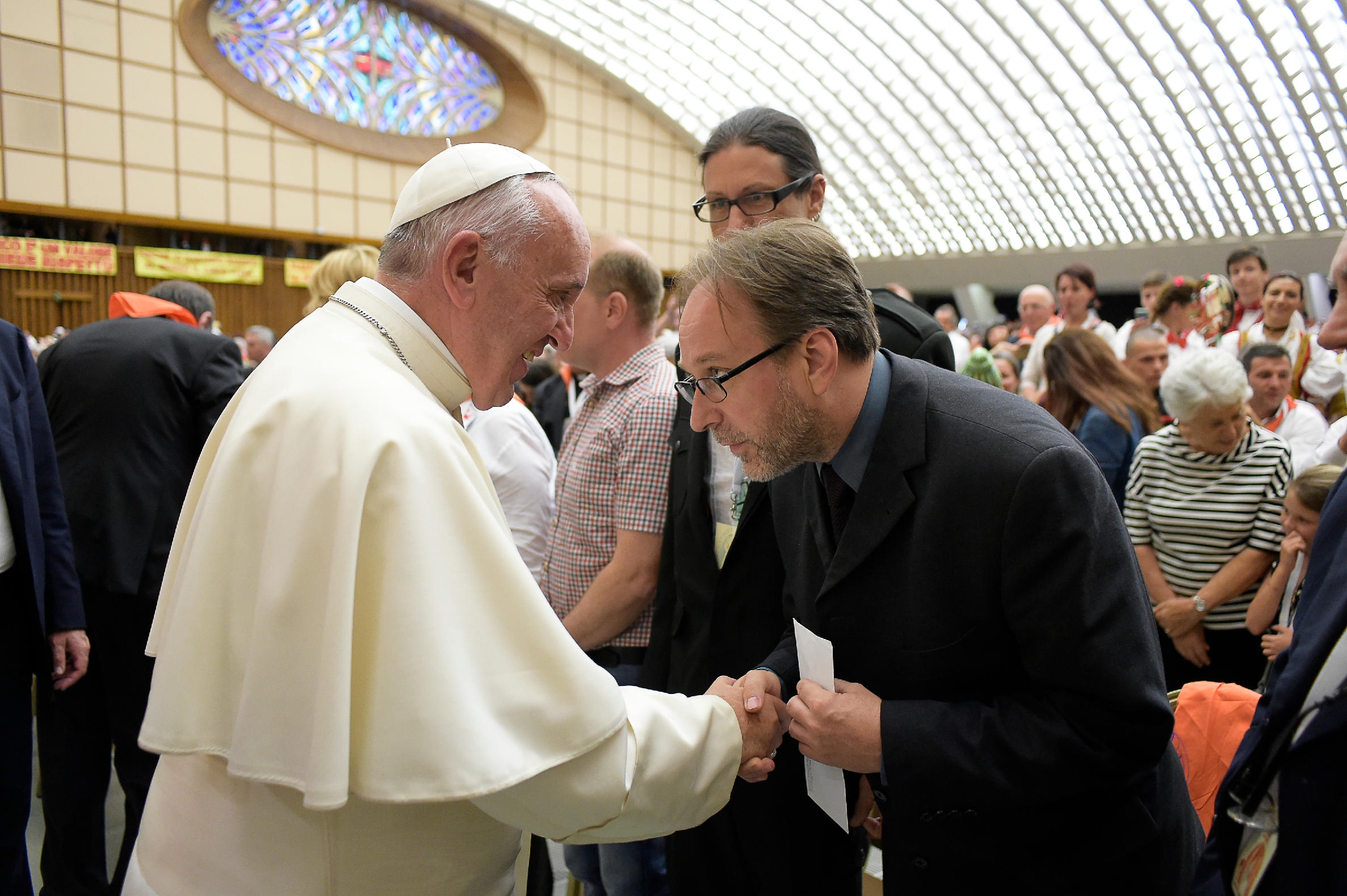 Fekete Péter a pápánál