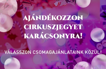 Ajándékozzon cirkuszjegyet karácsonyra!