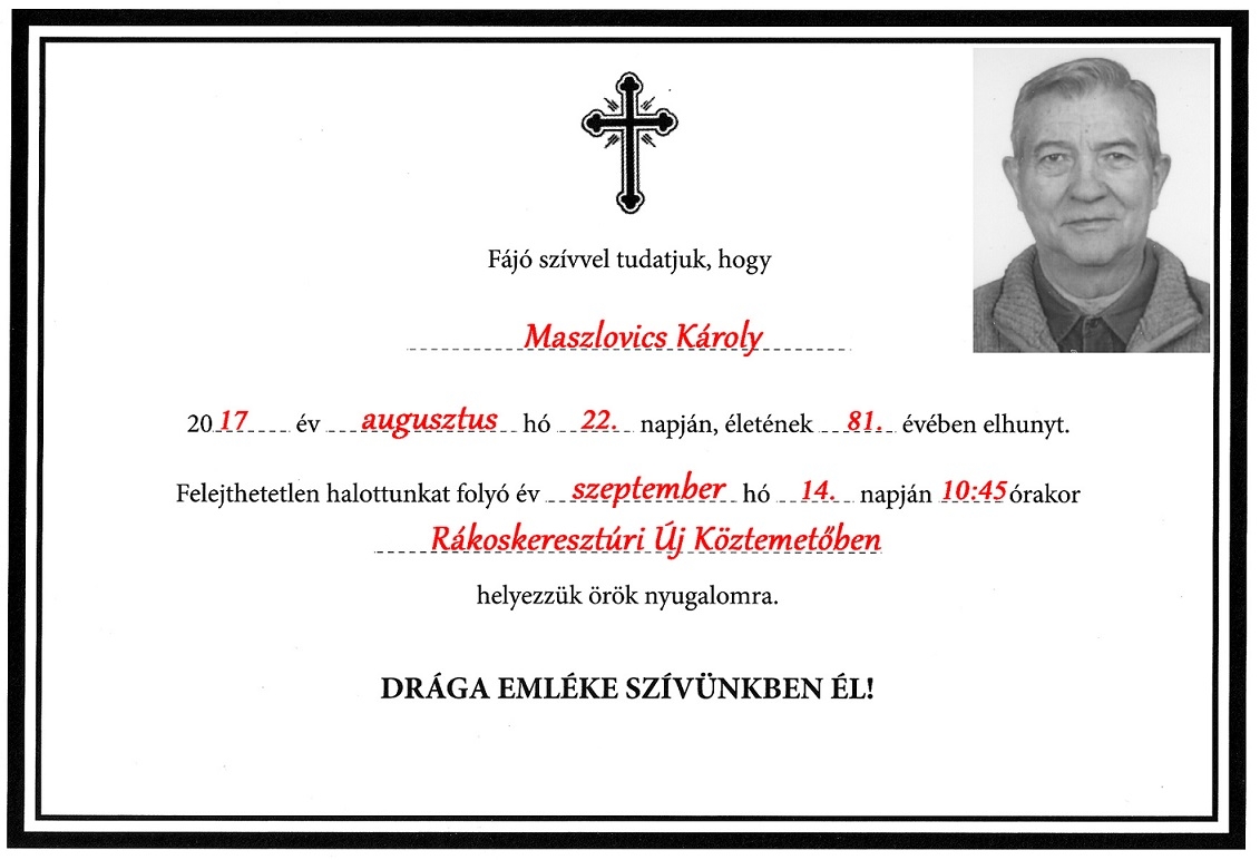 Elhunyt Maszlovics Károly, magyar artista és légtornász