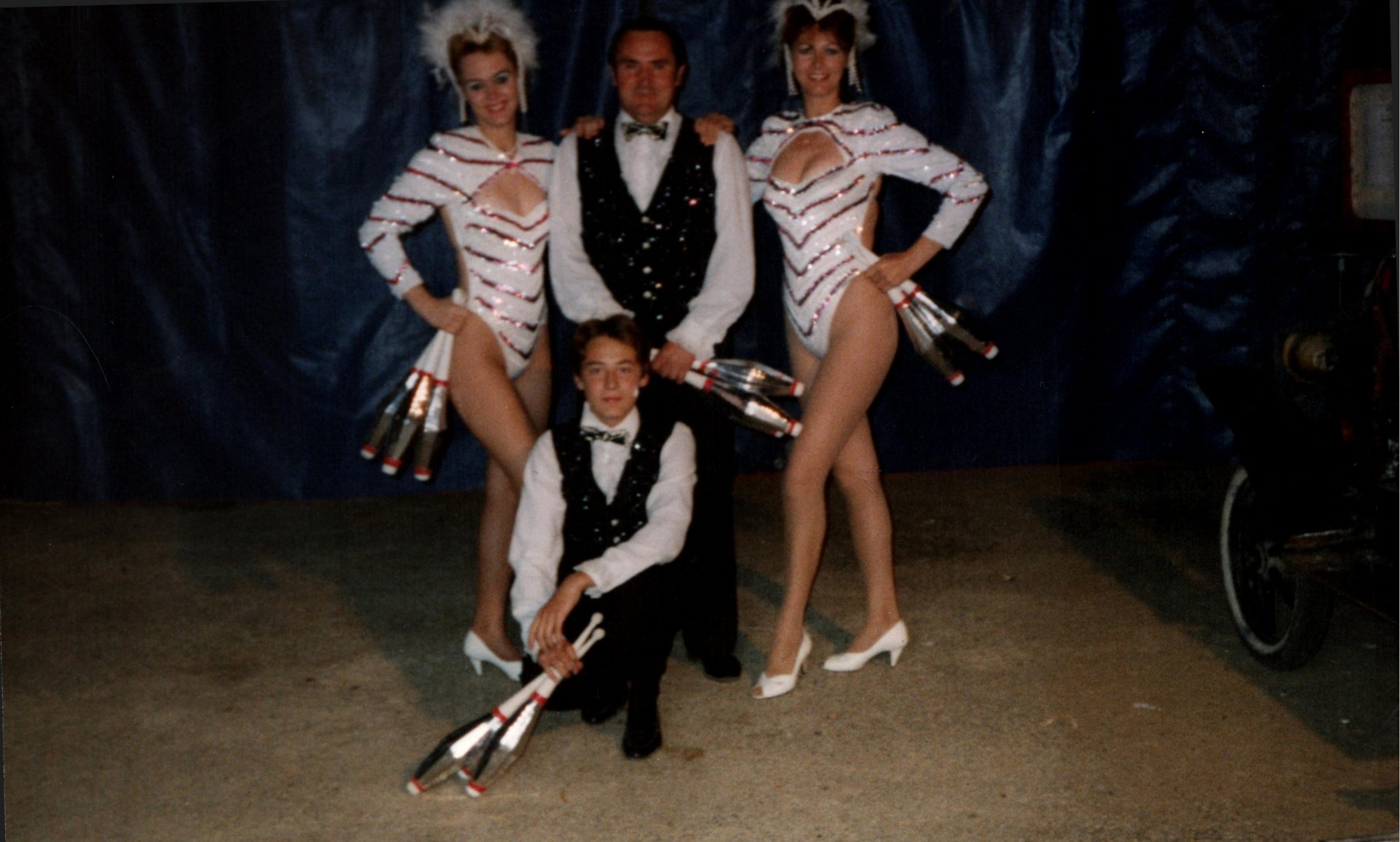 250 év cirkusz neves művészekkel - Eötvös József, Eötvös Józsefné és Eötvös Loránd